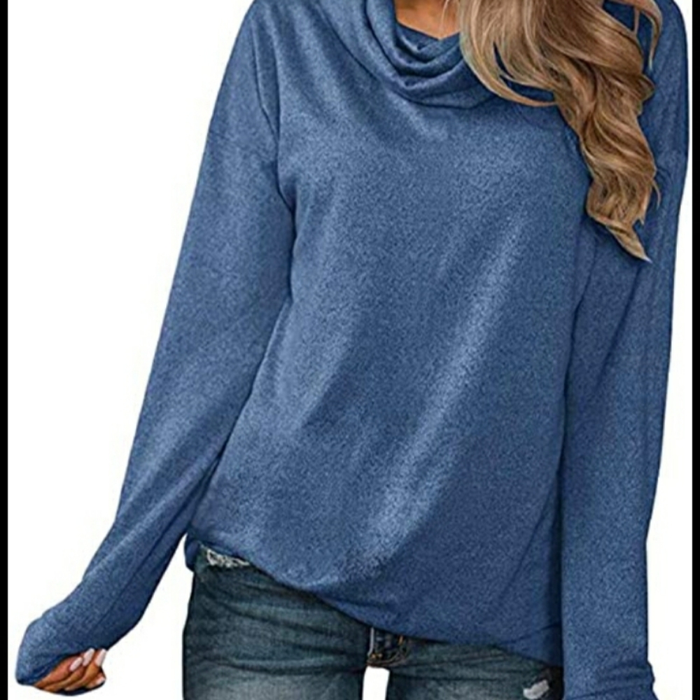 Cowel Neck Sweatshirt